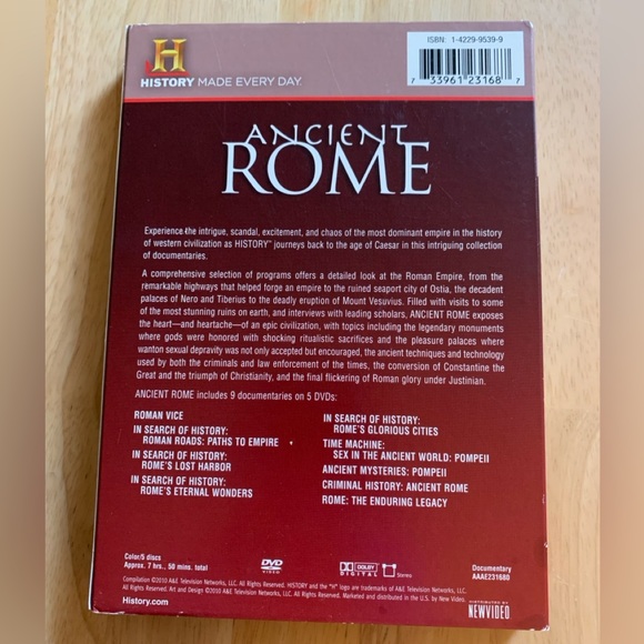 🔥BOGO // History Classics: Ancient Rome DVD Boxset (Documentary, Copyright 2010) - Picture 2 of 10